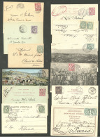 Lettre 1904-1913, 10 Enveloppes Et 9 CP Du Levant. - TB - Sonstige & Ohne Zuordnung