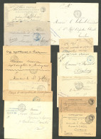 Lettre 1895-1906, 13 Enveloppes Du "Corps Expéditionnaire De Madagascar". - TB - Sonstige & Ohne Zuordnung