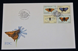 Åland FDC 1994 Butterflies, MiNo 82-85 - Aland