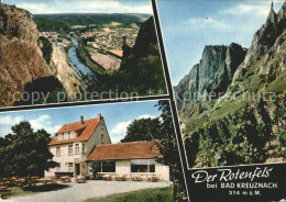 41806003 Rotenfels Restaurant Pension Rotenfels Totalansicht Felsformation Roten - Gaggenau