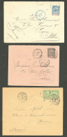 Lettre 1897-1906, 3 Enveloppes Obl Kita, Segou Et Sikasso, Afft Sénégal, Soudan Ou Sénégambie. - TB - Other & Unclassified