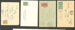 Lettre 1903-1929, 4 Enveloppes Et CP Du Soudan. - TB - Other & Unclassified