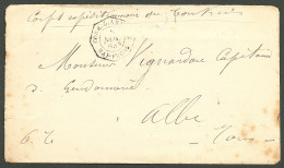 Lettre Cad "Octo Corr D.armées/Hay Phong" Sur Enveloppe En Franchise Militaire Pour Albi. 1884. - TB - Autres & Non Classés