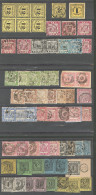 Bade. Lot. 1851-1868 (Poste, Taxe), Dont Taxe 3 Bloc De Six *, Obl Diverses. - TB Ou B - Autres & Non Classés