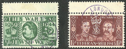 Timbres De Propagande. Michel Nos 1 Et 2, Bdf, Obl Cad London. - TB - Sonstige & Ohne Zuordnung