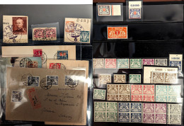 ** DANTZIG. Collection. 1920-1939 (Poste, PA, BF), Valeurs Et Séries Diverses Dont Majorité Avec Double Obl, + Nombreuse - Andere & Zonder Classificatie