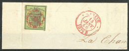 SUISSE. Grand Aigle. No 3, Def Dans Un Angle, Sur Fragment De Lettre De Genève, TB D'aspect - Autres & Non Classés