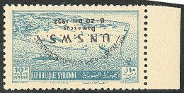 ** Poste Aérienne. Surcharge Renversée. No 47, Bdf. - TB - Siria