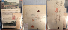 1840-1920 (Poste), Occupation Autrichienne, Italienne Dont Levant Et Roumanie, Dont Diverses Lettres Et CP. - TB - Collections (with Albums)