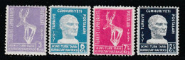 TURQUIE - N°878/81 */** (1937) 2e Congrès National D'histoire - Nuevos