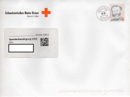 Schweiz Suisse 2024: GROSS-Umschlag Vom Roten Kreuz St.Gallen / Croix-Rouge De St.Gall (Suisse) Mit Indicium "Dunant" - Henry Dunant