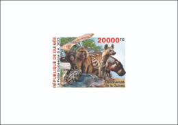 GUINEA 2023 - DELUXE PROOF - FROGS FROG BAOBAB HIPPOPOTAMUS TURTLES TURTLE MUSHROOMS MONKEYS SHELLS OWLS OWL HYENA - Frösche