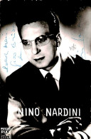 Thème Spectacle  . Chanteur     Nino Nardini.  Avec Autographe             (voir Scan) - Artistas