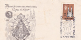 Argentina - 1962 - FDC - 75 Aniversary Of The Pontific Coronation Of The Virgin Of Lujan - Caja 30 - FDC