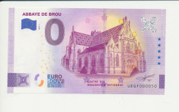 Billet Touristique  0 Euro  - ABBAYE DE BROU - UEGF - 2022-1 -  N° 50 - Autres & Non Classés