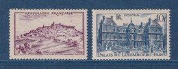 France - YT Nº 759 Et 760 ** - Neuf Sans Charnière - 1946 - Unused Stamps