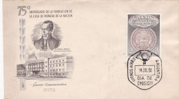 Argentina - 1956 - FDC - 75 Aniversary - Fundation Of Casa De La Moneda -  Caja 30 - FDC