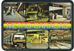 METRO CARACAS, VENEZUELA. Multivues. 1989. - Métro