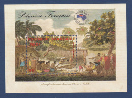 POLYNESIE BLOC N°   10 ** MNH Neuf Sans Charnière, TB (CLR154) Exposition Ausipex - 1984 - Blokken & Velletjes