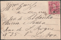 Cover - Rua Do Telhado To Rua De S. Roque, Lisboa -|- Postmark - Lisboa. 1906 - Brieven En Documenten