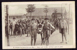 CPA 59 - FERME DE SAINT POL SUR MER - DEPART POUR LA MER - L'AMI PORTE LE GOUTER - Saint Pol Sur Mer