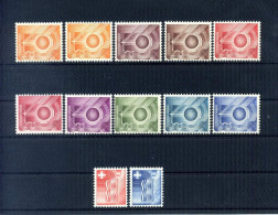 SVIZZERA - 12 Prove Di Colore, Non Comuni. Gomma Integra MNH ** - Errors & Oddities