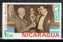 Coupe Du Monde De Football  : 1930 Uruguay 4 - Argentine  1 - Nicaragua