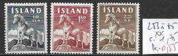 ISLANDE 283 à 85 ** Côte 1.75 € - Ongebruikt