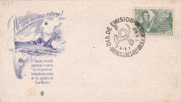 Argentina - 1956 - FDC - Transfer Of The Remains Of Jose De San Martin - Cordoba Philatelic Circle  -  Caja 30 - FDC