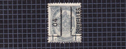 Rijkswapen 1c:nr 53(*) Zonder Gom, Voorafstempeling:Bruxelles 04. - Typo Precancels 1906-12 (Coat Of Arms)