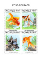 MOZAMBIQUE 2018 MNH  Goldfish  Michel Code: 9851-9854. Yvert&Tellier Code: 8150-8153 - Mozambique