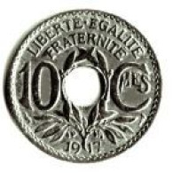 FRANCE / 10CENTIMES LINDAUER / 1917 - 10 Centimes