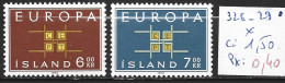 ISLANDE 328-29 * Côte 1.50 € - Nuovi