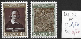 ISLANDE 323-24 ** Côte 1.50 € - Unused Stamps