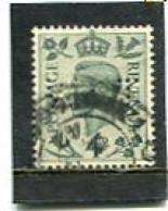 GREAT BRITAIN - 1937  4d   KING GEORGE VI  PERFIN   TW  FINE USED - Perforés