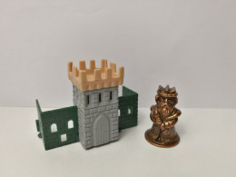 Kinder : K98 N100  Die Alte Burg 1997 - König Mit Werhturm - Messing - Metal Figurines