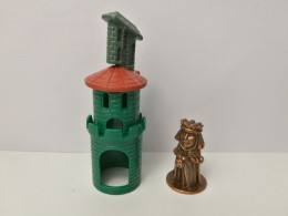 Kinder : K98 N102  Die Alte Burg 1997 - Königin Mit Turmgemach - Messing - Figurine In Metallo