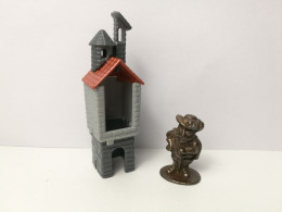 Kinder : K98 N103  Die Alte Burg 1997 - Musketier Mit Turm - Messing - Figurillas En Metal