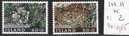 ISLANDE 368-69 ** Côte 2 € - Nuovi