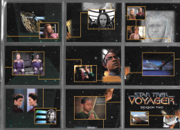 BF93 - SERIE COMPLETE 100 CARTES SKYBOX - STAR TREK VOYAGER SEASON TWO - Star Trek