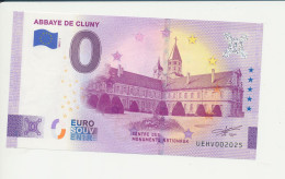 Billet Touristique  0 Euro  - ABBAYE DE CLUNY - UEHV - 2022-1 -  N° 2025 - Autres & Non Classés