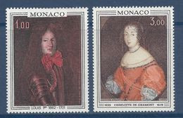 Monaco - YT N° 845 Et 846 ** - Neuf Sans Charnière - 1970 - Nuovi