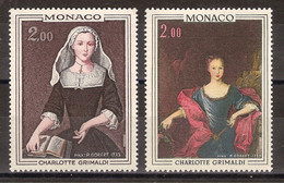 Monaco - Yt N° 946 à 947 ** - Neuf Sans Charnière - 1973 - Unused Stamps