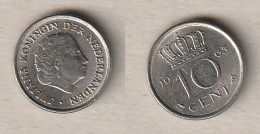 00194) Niederlande, 10 Cent 1965 - 1948-1980 : Juliana