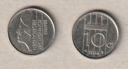 00190) Niederlande, 10 Cent 1984 - 1980-2001 : Beatrix