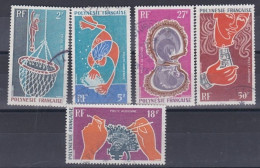 Polynésie : PA 34 à 38 Huitres Perlières Oblitéré - Used Stamps