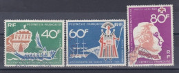 Polynésie : PA 22 à 24 Découverte De Tahiti Oblitéré - Used Stamps