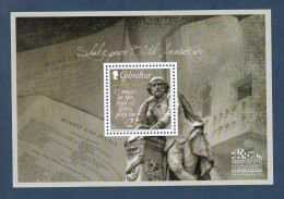 Gibraltar, **, Yv F 1629, Mi, BL 116, SG MS 1591, 450e Anniversaire De Shakespeare - Gibraltar