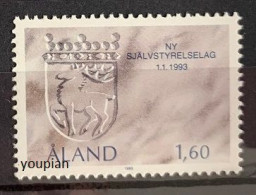 Aland Islands 1993, New Law For Self-Government, MNH Single Stamp - Aland