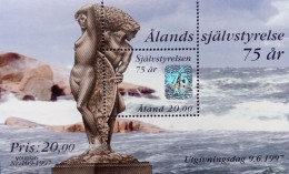 Aland Islands 1997, 75 Yeaes Of Independence, MNH Unusual S/S - Aland